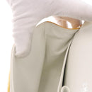 CHANEL Chain Matelasse 25 Bag Patent leather Yellow Silver CC Auth 189089-26
