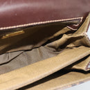FENDI Zucca Canvas Shoulder Bag Black Brown Auth 189091SV-17