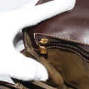 FENDI Zucca Canvas Shoulder Bag Black Brown Auth 189091SV-19