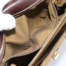 FENDI Zucca Canvas Shoulder Bag Black Brown Auth 189091SV-20