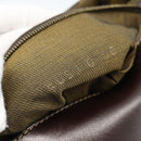 FENDI Zucca Canvas Shoulder Bag Black Brown Auth 189091SV-22