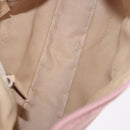 GUCCI Bamboo GG Canvas Shoulder Bag Pink Gold 001 3870 Auth 189093V-10
