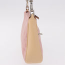GUCCI Bamboo GG Canvas Shoulder Bag Pink Gold 001 3870 Auth 189093V-4