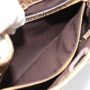GUCCI GG Canvas Hand Bag Beige Gold 145778 Auth 189094V-19