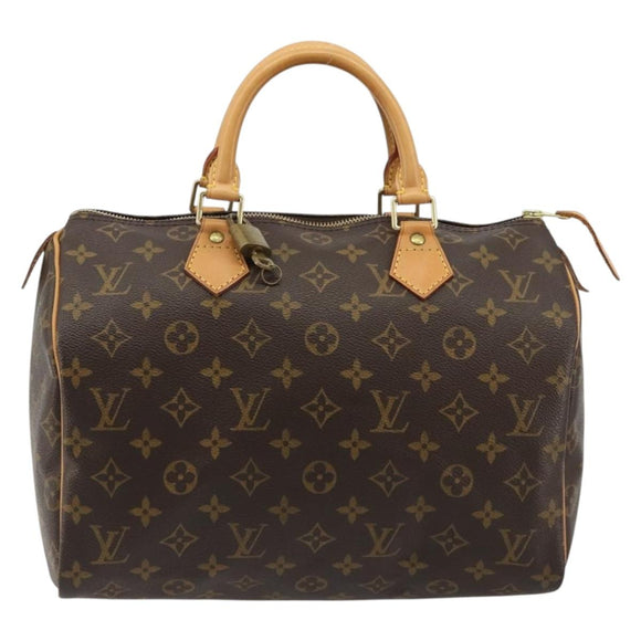 LOUIS VUITTON Monogram Speedy 30 Handtas M41526 LV Auth 189095SV