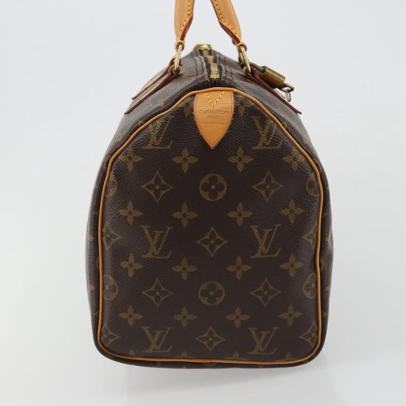 LOUIS VUITTON Monogram Speedy 30 Handtas M41526 LV Auth 189095SV