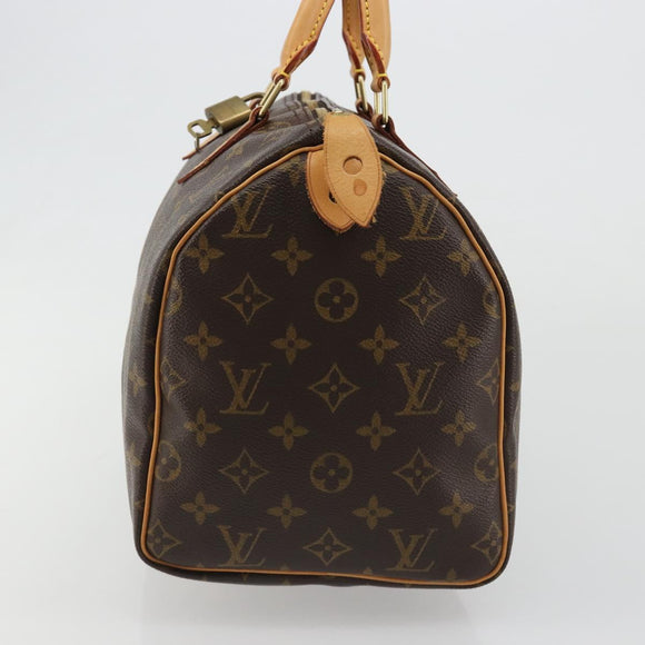 LOUIS VUITTON Monogram Speedy 30 Handtas M41526 LV Auth 189095SV