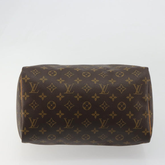 LOUIS VUITTON Monogram Speedy 30 Handtas M41526 LV Auth 189095SV