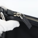 PRADA Shoulder Bag Nylon Black Silver Auth 189098A-10