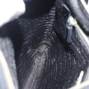 PRADA Shoulder Bag Nylon Black Silver Auth 189098A-20