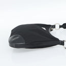 PRADA Shoulder Bag Nylon Black Silver Auth 189098A-4