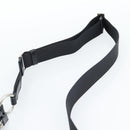 PRADA Shoulder Bag Nylon Black Silver Auth 189098A-8