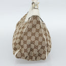 GUCCI GG Canvas Abbey Shoulder Bag Beige Gold 190525 Auth 189100A-4