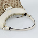 GUCCI GG Canvas Abbey Shoulder Bag Beige Gold 190525 Auth 189100A-7