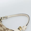 GUCCI GG Canvas Abbey Shoulder Bag Beige Gold 190525 Auth 189100A-8