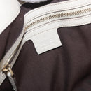 GUCCI New Jackie GG Canvas Shoulder Bag Leather Ivory Gold 145819 Auth 189101A-15