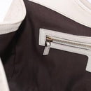 GUCCI New Jackie GG Canvas Shoulder Bag Leather Ivory Gold 145819 Auth 189101A-19
