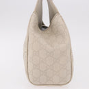 GUCCI New Jackie GG Canvas Shoulder Bag Leather Ivory Gold 145819 Auth 189101A-5