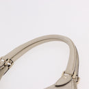 GUCCI New Jackie GG Canvas Shoulder Bag Leather Ivory Gold 145819 Auth 189101A-8