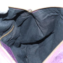 BALENCIAGA Zazigi Hand Bag Leather 2way Purple 128523 Auth 189102M-26