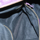 BALENCIAGA Zazigi Hand Bag Leather 2way Purple 128523 Auth 189102M-28