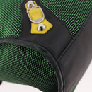 BALENCIAGA The City Hand Bag Canvas 2way Green Silver 115748 Auth 189103M-16