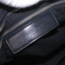 BALENCIAGA The City Hand Bag Canvas 2way Green Silver 115748 Auth 189103M-23