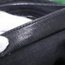 BALENCIAGA The City Hand Bag Canvas 2way Green Silver 115748 Auth 189103M-11