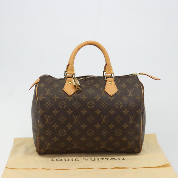 LOUIS VUITTON Monogram Speedy 30 Hand Bag M41526 LV Auth 189105SV