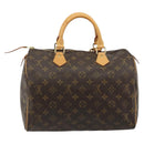 LOUIS VUITTON Monogram Speedy 30 Hand Bag M41526 LV Auth 189105SV-2