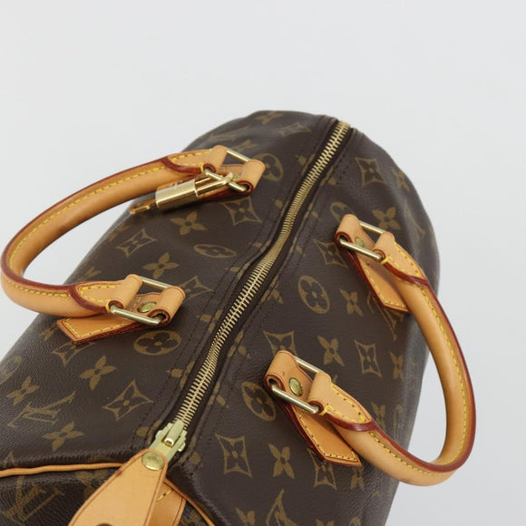 LOUIS VUITTON Monogram Speedy 30 Hand Bag M41526 LV Auth 189105SV