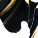 CELINE Shoulder Bag Leather Gold Auth 189106M-25