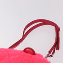 CHANEL Matelasse Chain Backpack pile Pink Silver CC Auth 189107M-15