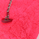 CHANEL Matelasse Chain Backpack pile Pink Silver CC Auth 189107M-18