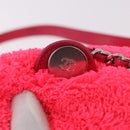 CHANEL Matelasse Chain Backpack pile Pink Silver CC Auth 189107M-20