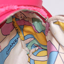 CHANEL Matelasse Chain Backpack pile Pink Silver CC Auth 189107M-24