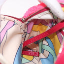 CHANEL Matelasse Chain Backpack pile Pink Silver CC Auth 189107M-25