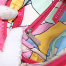 CHANEL Matelasse Chain Backpack pile Pink Silver CC Auth 189107M-26