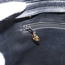 CHANEL Triple Coco Chain Shoulder Bag Caviar Skin Black Gold CC Auth 189110V-19