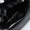 CHANEL Matelasse 25 Chain Bag Patent leather Black Silver CC Auth 189112SM-25
