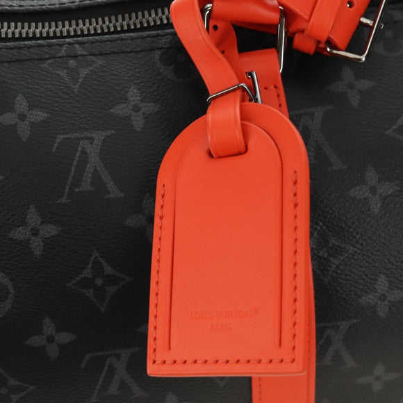 LOUIS VUITTON Monogram Eclipse Keepall Bandouliere 45 M15251 LV Auth 189113SAM