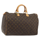 LOUIS VUITTON Monogram Speedy 40 Hand Bag M41522 LV Auth 189114A-1