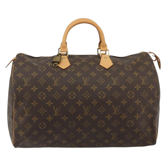 LOUIS VUITTON Monogram Speedy 40 Hand Bag M41522 LV Auth 189114A