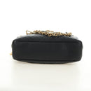 CHANEL All About Chain Matelasse Bag Lamb Skin Black Gold CC Auth 189115SM-6