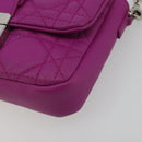 Christian Dior Chain Cannage Shoulder Bag Lamb Skin Purple Auth 189118A-9