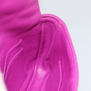 Christian Dior Chain Cannage Shoulder Bag Lamb Skin Purple Auth 189118A-19
