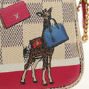 LOUIS VUITTON Damier Azur Mini Pochette Accessoires N58010 LV Auth 189119M-19