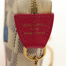 LOUIS VUITTON Damier Azur Mini Pochette Accessoires N58010 LV Auth 189119M-22