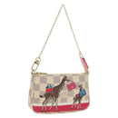 LOUIS VUITTON Damier Azur Mini Pochette Accessoires N58010 LV Auth 189119M-1