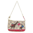 LOUIS VUITTON Damier Azur Mini Pochette Accessoires N58010 LV Auth 189119M-13